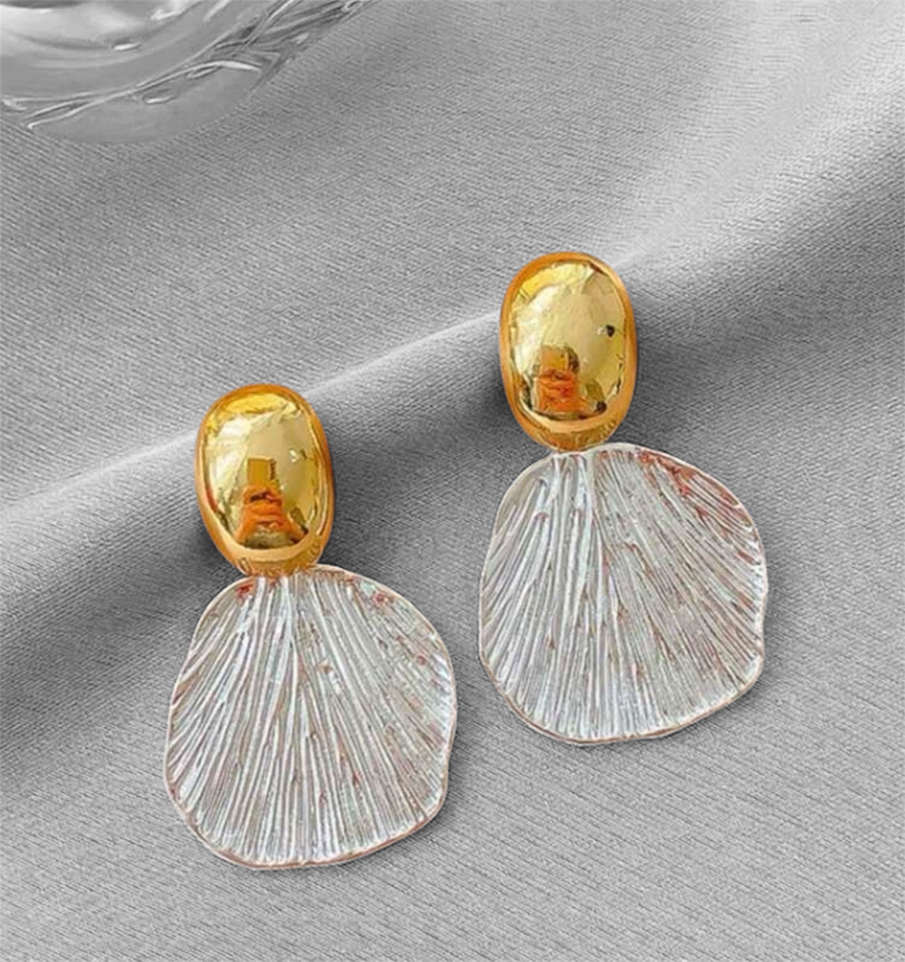 White Touch Hypoallergenic Earrings